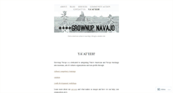 Desktop Screenshot of grownupnavajo.com